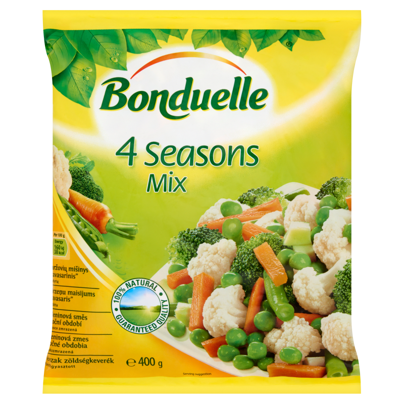 Bonduelle fagyasztott 4 évszak zöldségkeverék 400 g