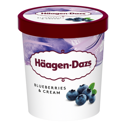 Häagen-Dazs  jégkrém 460ml Kékáfonya&krém