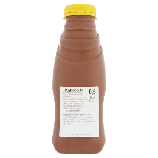 Cserpes kakaós tej 0,5 l műanyag palackos
