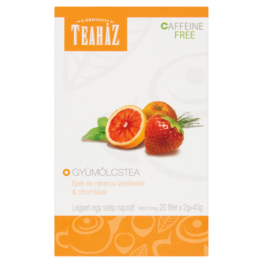 Gárdonyi Teaház 20x2 g eper, narancs & citromfű