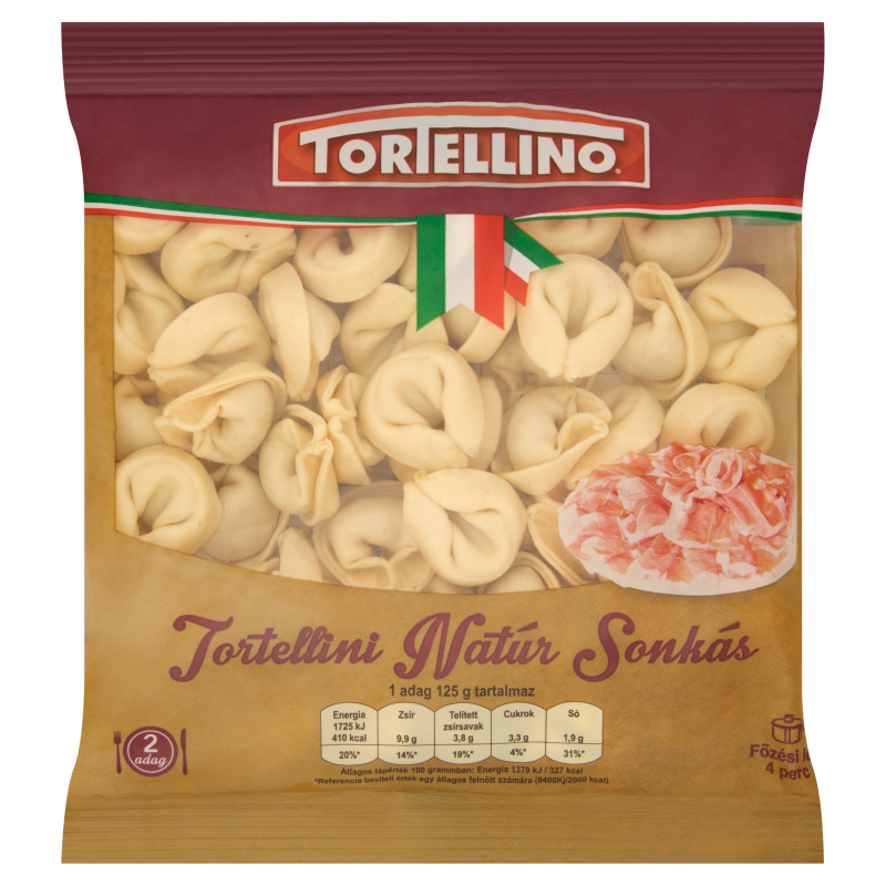 Tortellino Tortellini Friss töltött tészta 250 g sonkás