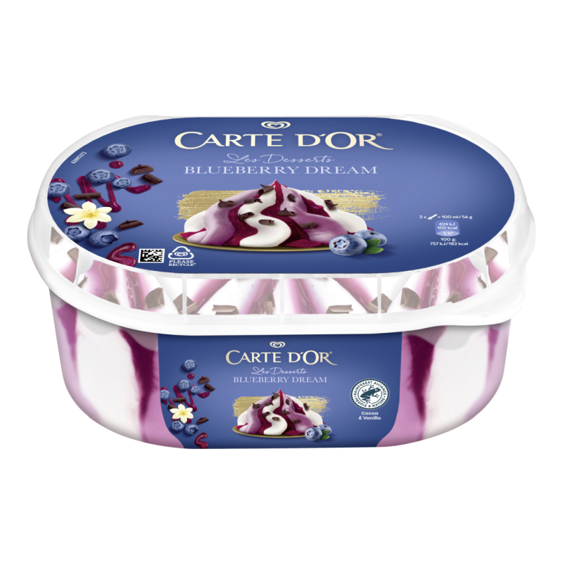 Carte d'Or jégkrém 825 ml áfonyás álom