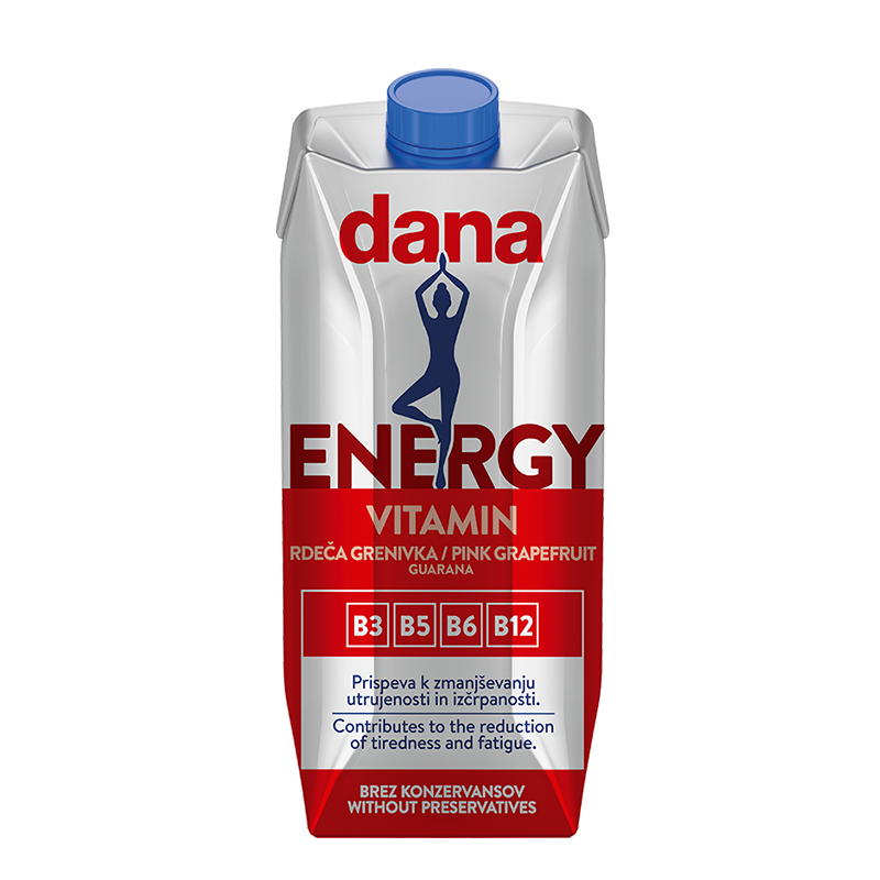 Dana szénsavmentes vitamin víz 0,75 l Energy