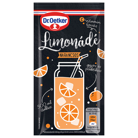 Dr. Oetker Limonádé italpor 40 g narancsos