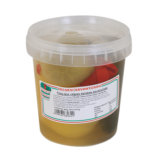 Füles-féle vegyes darabos savanyúság 800 g / 400 g csemege