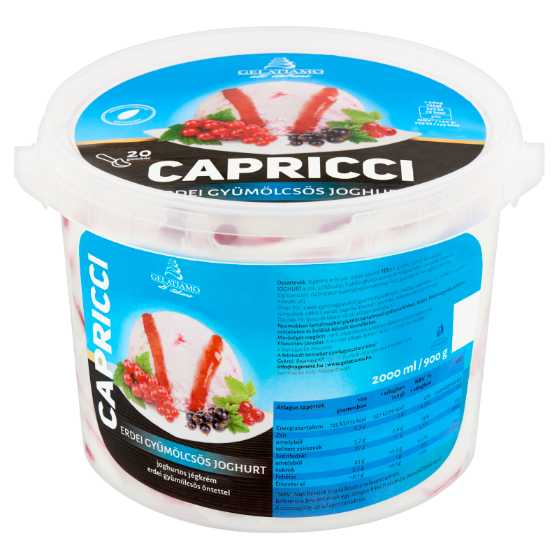 Gelatiamo Capricci jégkrém 2000 ml erdei gyümölcs