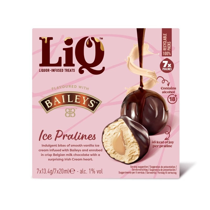 LiQ Bailey's jégkrém praliné 7x20 ml