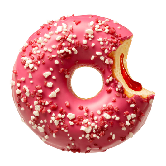 La Lorraine epres töltött fánk, fehércsokis szórással 71 g