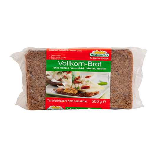 Mestemacher teljes kiőrlésű rozs szeletek 500 g