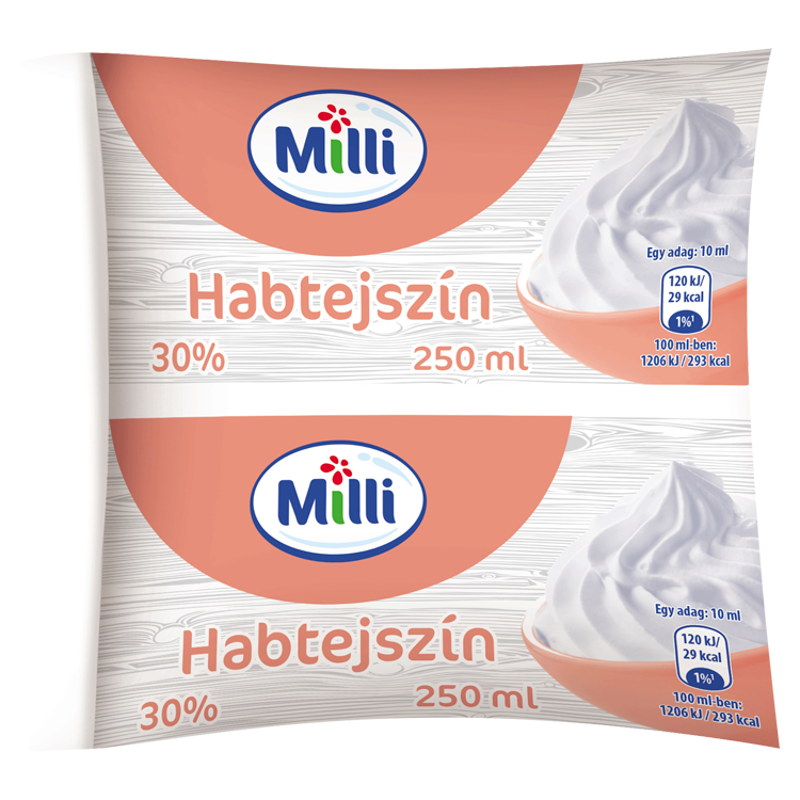Milli UHT habtejszín 30% 250 ml