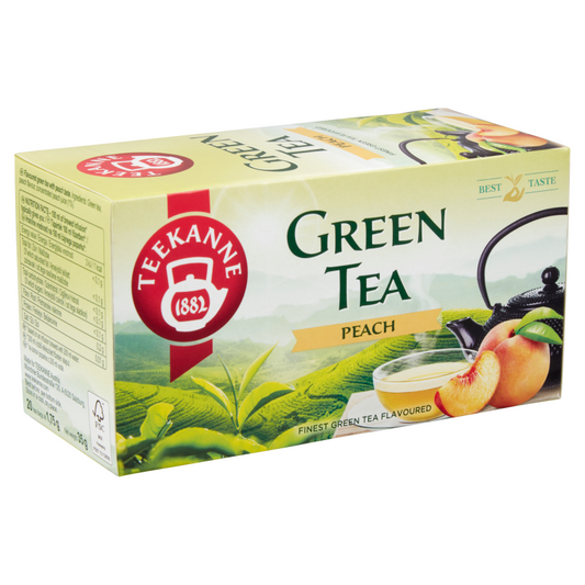 Teekanne zöld tea 20x1,75 g őszibarack