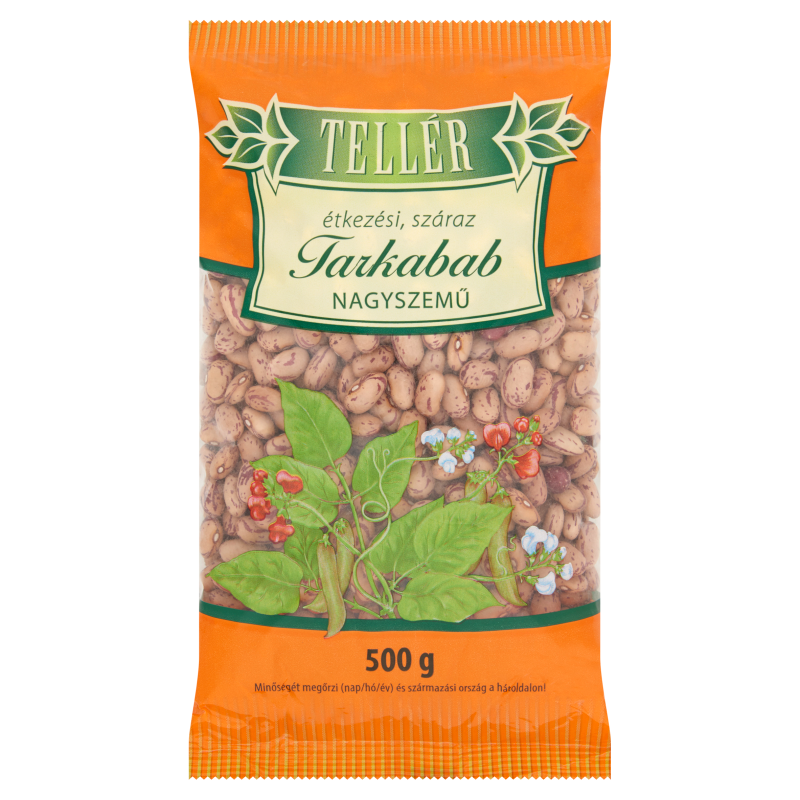 Tellér Étkezési száraz tarkabab 500 g nagyszemű