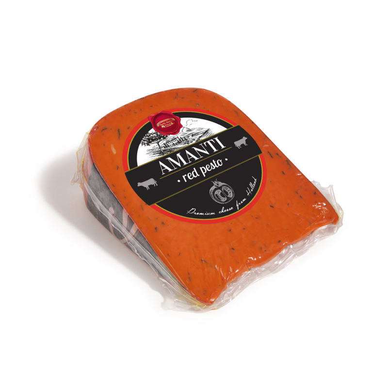 Amanti holland kemény sajt 200 g vörös pesztós