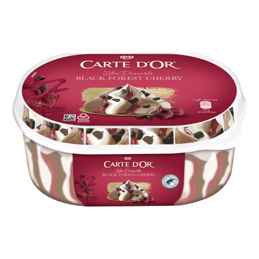 Carte d'Or jégkrém 825 ml fekete-erdő