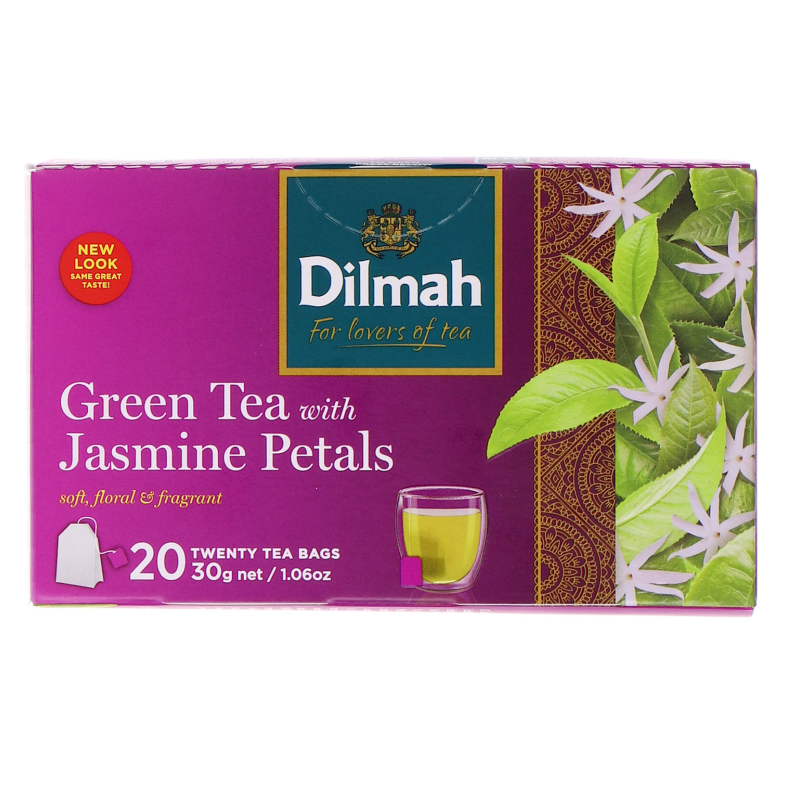 Dilmah zöld tea 30 g jázmin 20 filteres