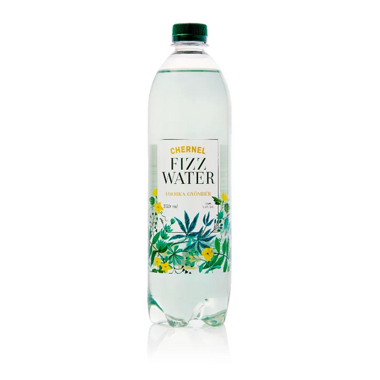 Chernel Fizz Water enyhén szénsavas üdítőital 0,75 l uborka-gyömbér
