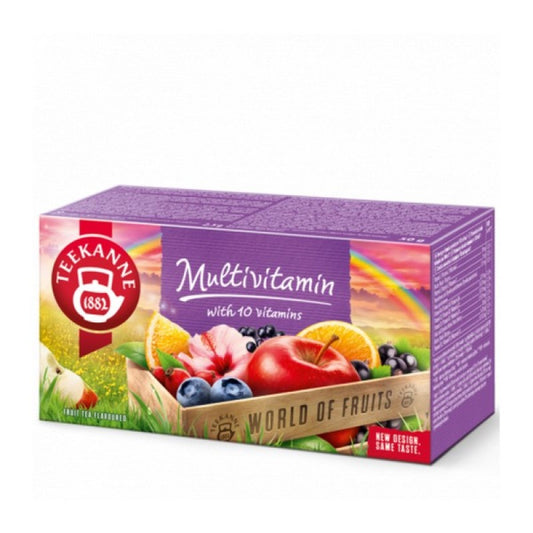 Teekanne gyümölcstea 20x2,5 g multivitamin