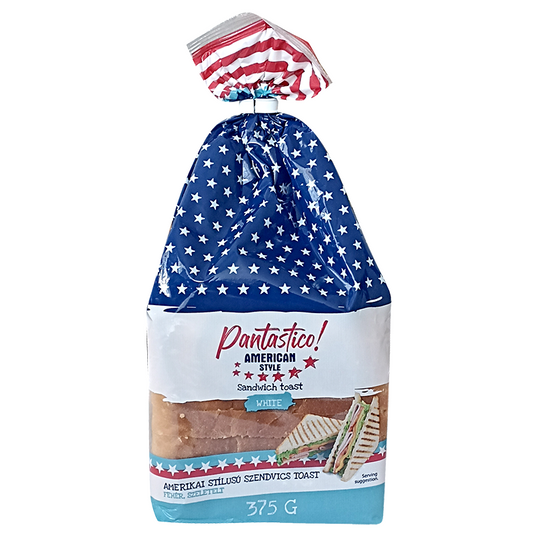 Pantastico! amerikai fehér toast kenyér 375 g