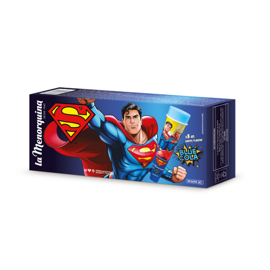 La Menorquina Superman jégnyalóka 3x105 ml kék kóla ízű