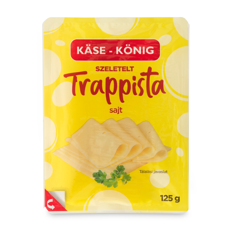 Käse-König Trappista szeletelt sajt 125 g
