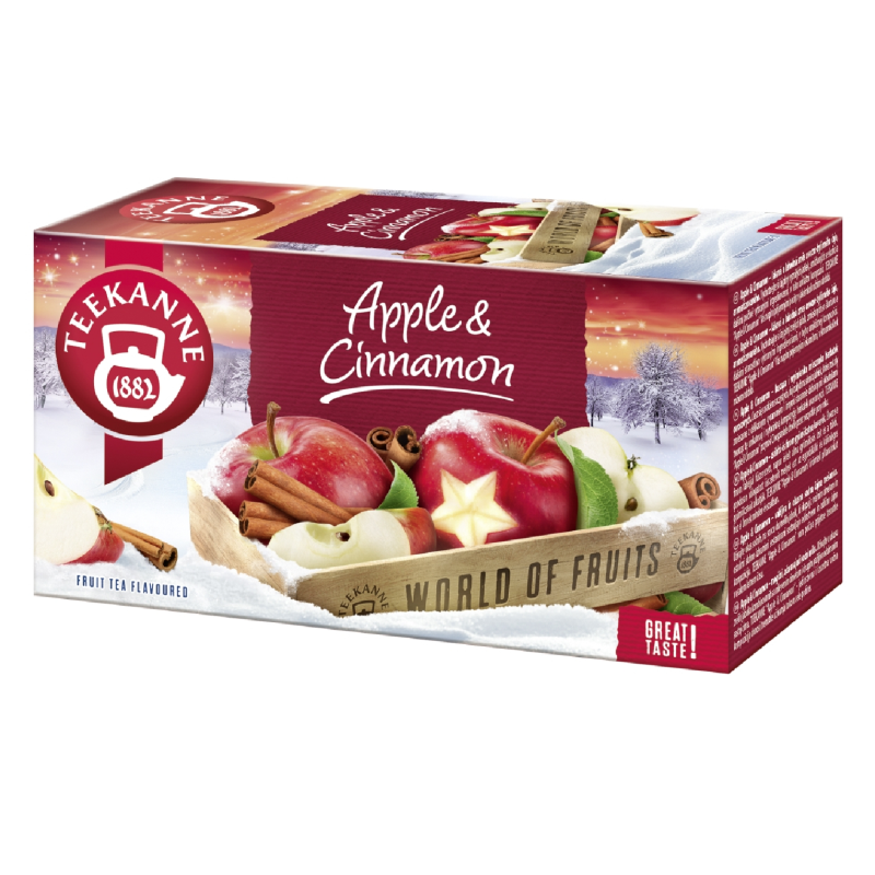 Teekanne gyümölcstea 20x2,5 g alma-fahéj