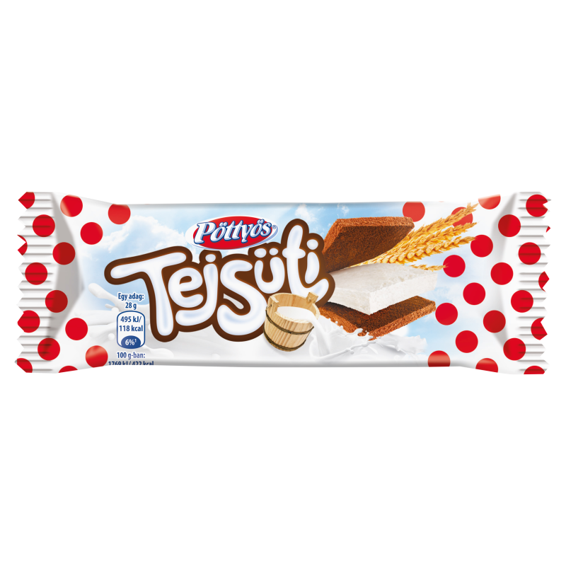 Pöttyös Tejsüti 28 g tejes