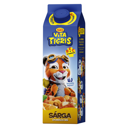 Sió Vitatigris gyümölcsital 1 l sárga gyümölcs-mix 20%