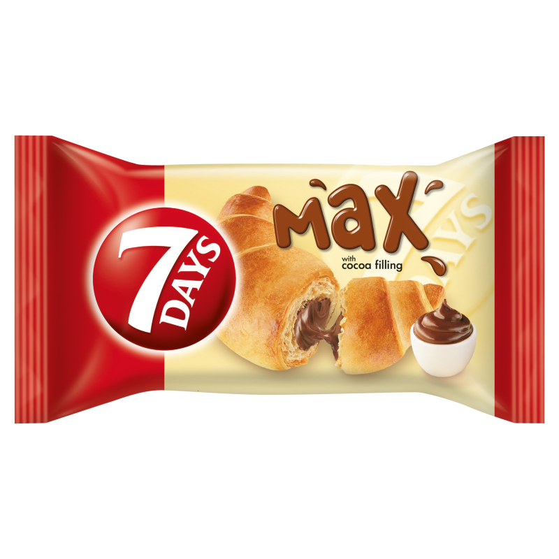 7 Days Max croissant 80 g kakaós töltelékkel