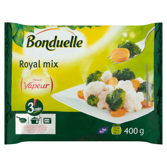 Bonduelle Vapeur fagyasztott zöldségkeverék 400 g royal mix