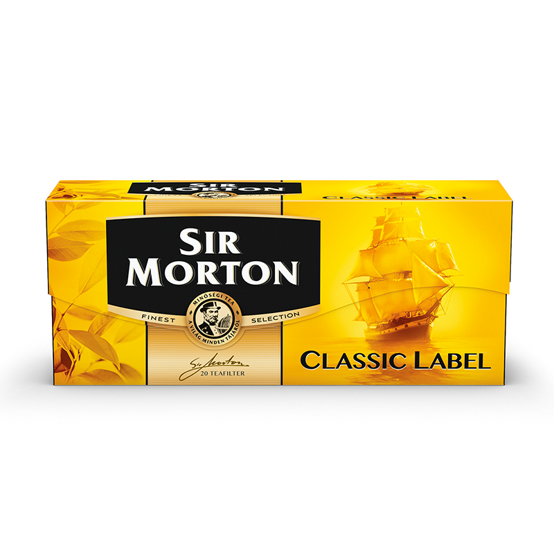 Sir Morton Classic label tea 20 filteres