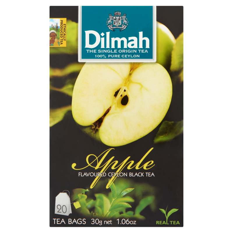 Dilmah fekete tea 30 g alma ízesítéssel 20 filteres