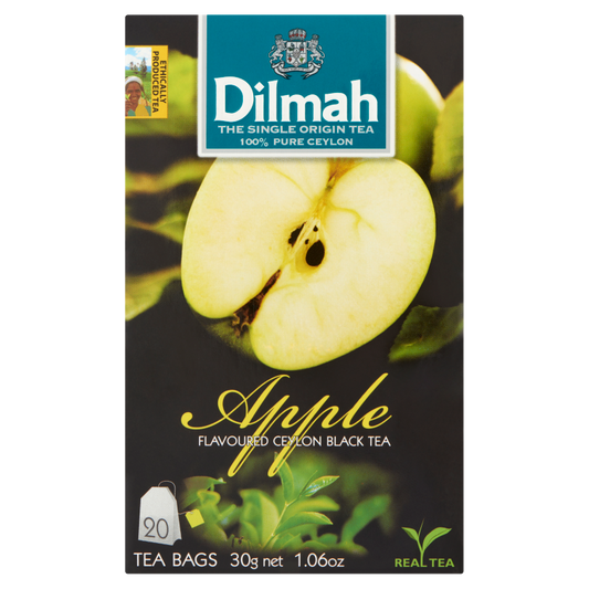 Dilmah fekete tea 30 g alma ízesítéssel 20 filteres