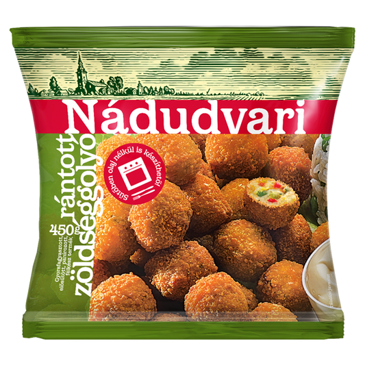 Nádudvari rántott zöldséggolyók 450 g fagyasztott