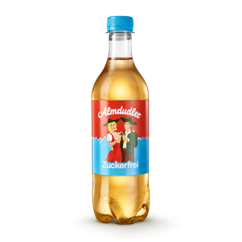 Almdudler gyógynövényekből készült szénsavas üdítőital 0,5 l cukormentes