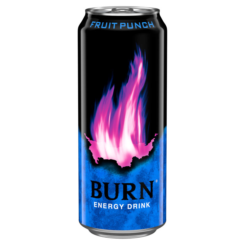 Burn szénsavas vegyes gyümölcsízű ital, koffeinnel 250 ml fruit punch