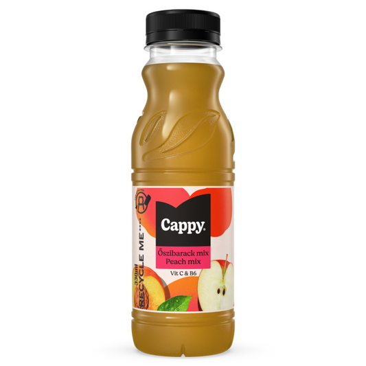 Cappy gyümölcsital 0,33 l őszibarack-alma mix 50%