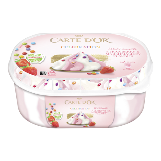 Carte d'Or jégkrém 825 ml epres-pillecukor