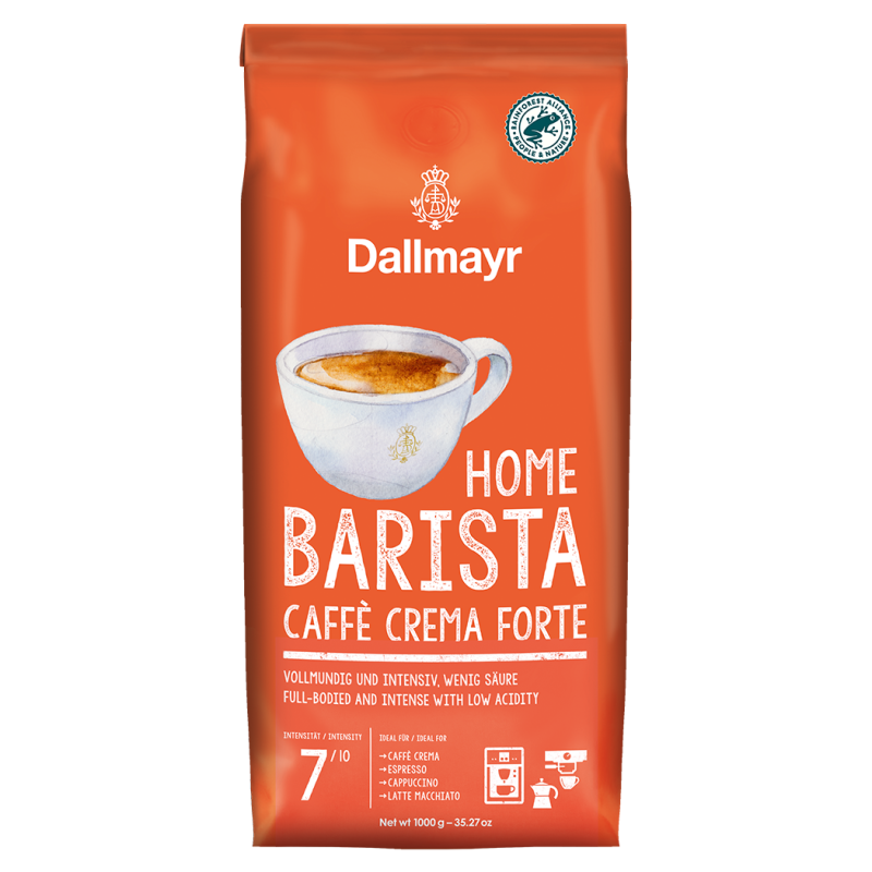 Dallmayr Home Barista Caffè Crema Forte szemes kávé 1 kg