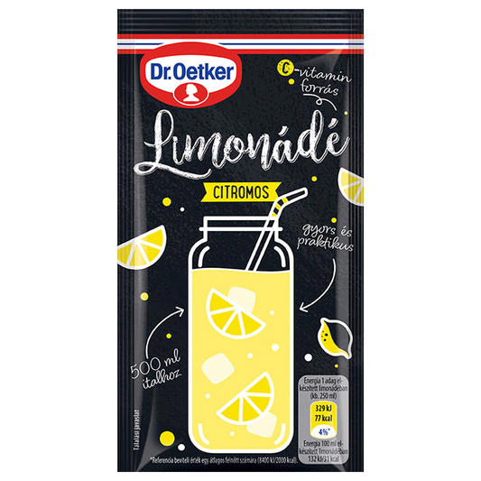 Dr. Oetker Limonádé italpor 40 g citromos