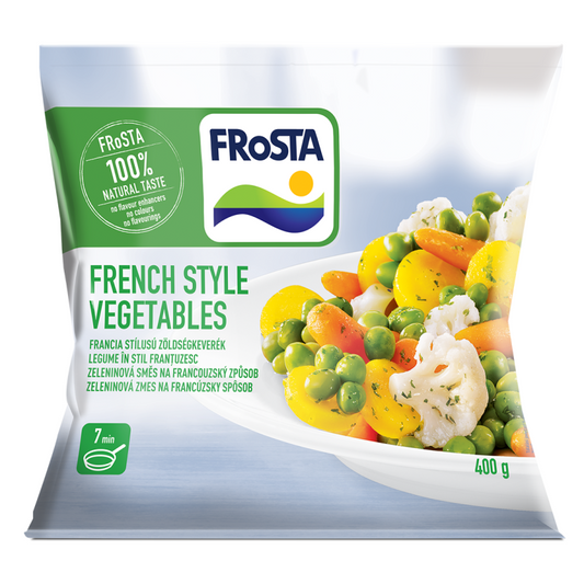 FRoSTA French Style fagyasztott zöldségkeverék szósszal 400 g