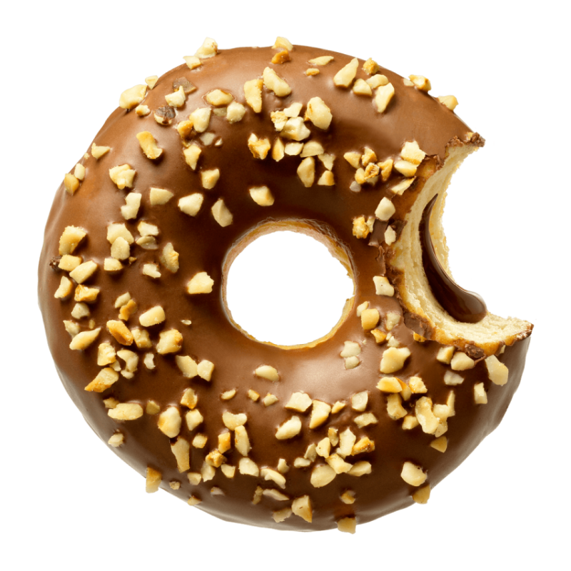 La Lorraine fánk mogyorós töltelékkel, mogyorós szórással 71 g