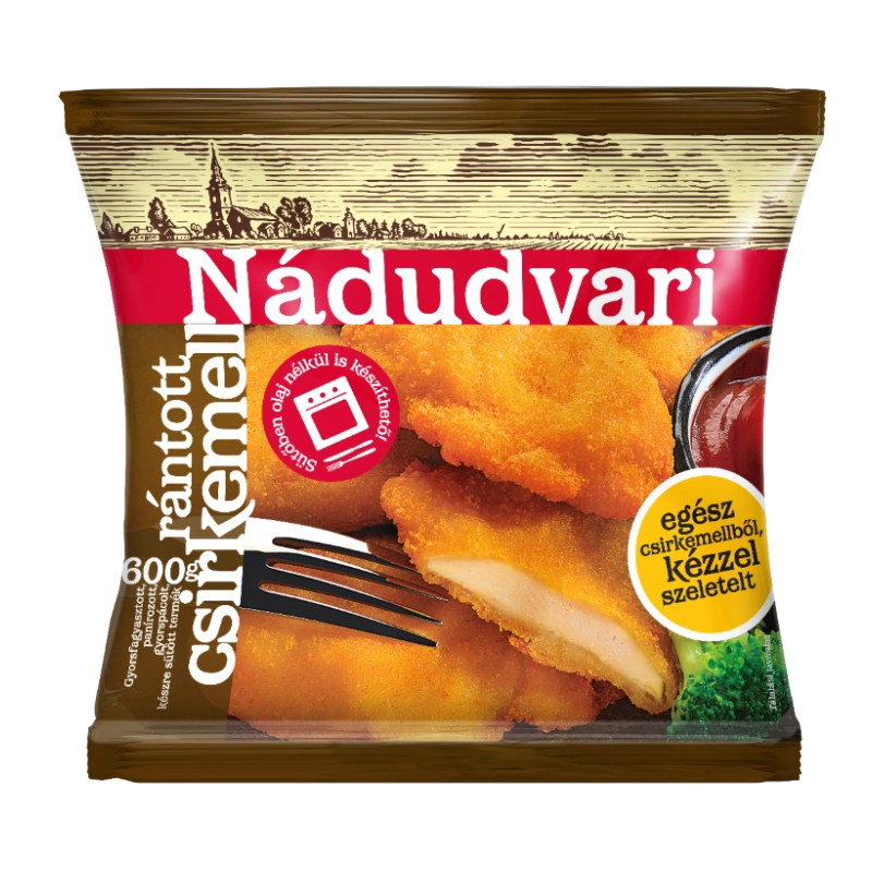 Nádudvari rántott csirkemell 600 g fagyasztott