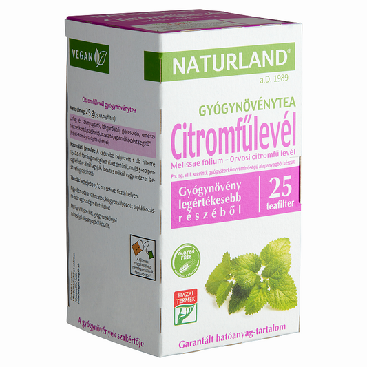 Naturland Citromfűlevél tea 25x1,0 g