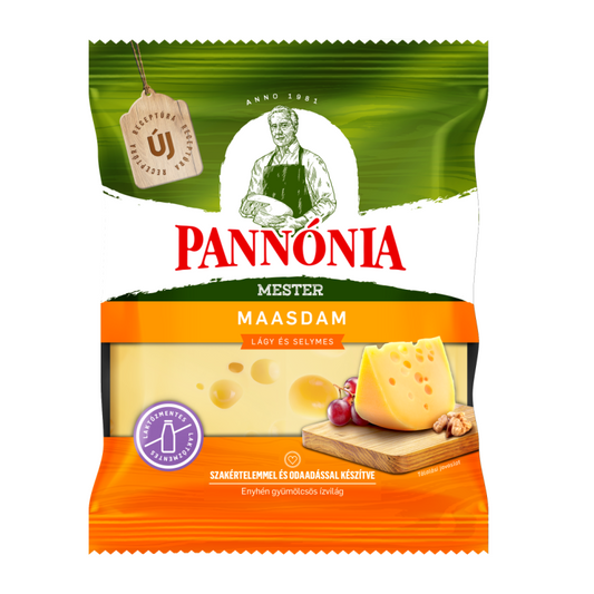 Pannónia Mester Maasdam darabolt sajt 200 g