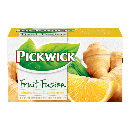 Pickwick Fruit Fusion gyümölcstea 20x2 g gyömbér-citrom-citromfű