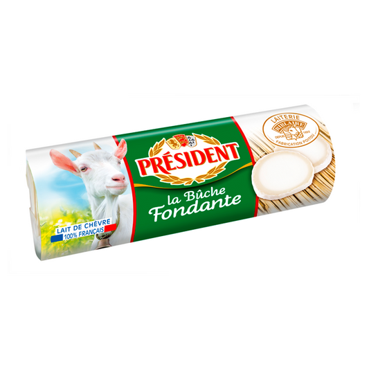 Président La Buche 180 g kecskesajt henger