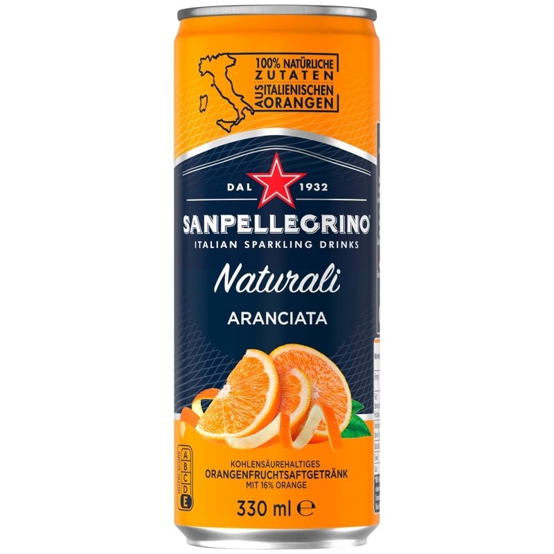 Sanpellegrino szénsavas ital 0,33 l narancs