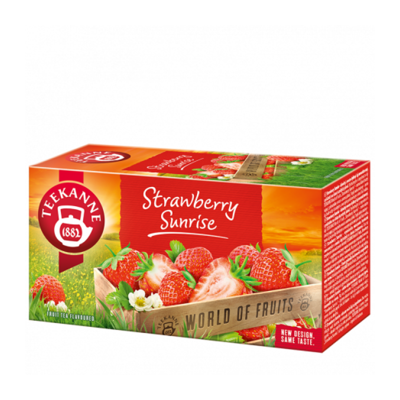 Teekanne gyümölcstea 20x2,5 g eper ízű