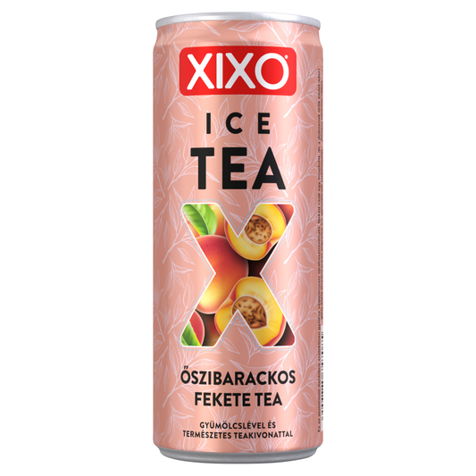 XIXO Ice Tea őszibarackízű fekete tea 250 ml