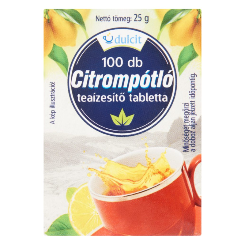 Dulcit citrompótló teaízesítő tabletta 100 szemes 25 g
